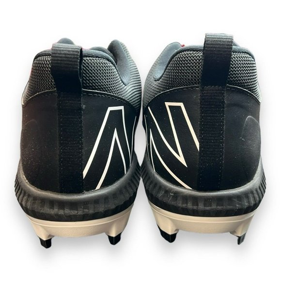New Balance Men\'s FuelCell 4040 V6 Molded‎ Baseball Shoe | Black/White | Size 14 main image 7